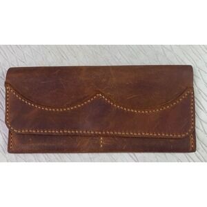 Unbranded‎ Leather Wallet [HandMade] Brown 3.5"x7.5"